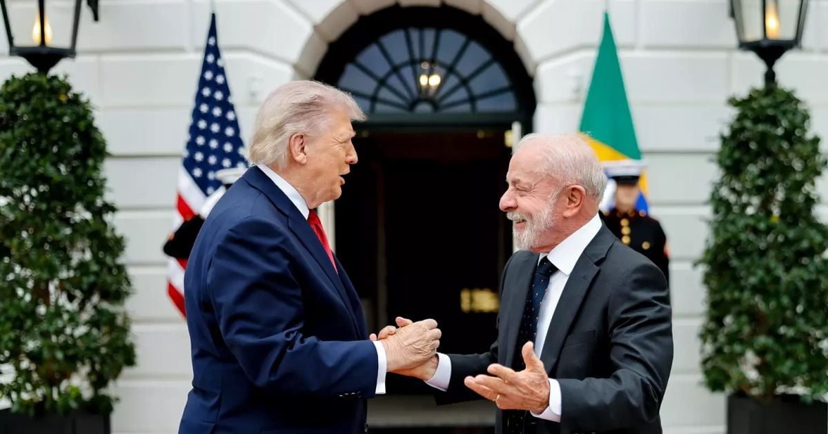 Os presidentes dos Estados Unidos, Donald Trump, e do Brasil, Lula