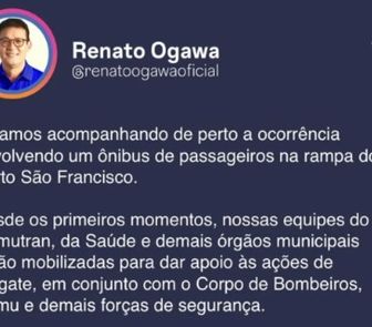 Imagem - Prefeito de Barcarena diz acompanhar acidente e mobiliza equipes para auxiliar no resgate