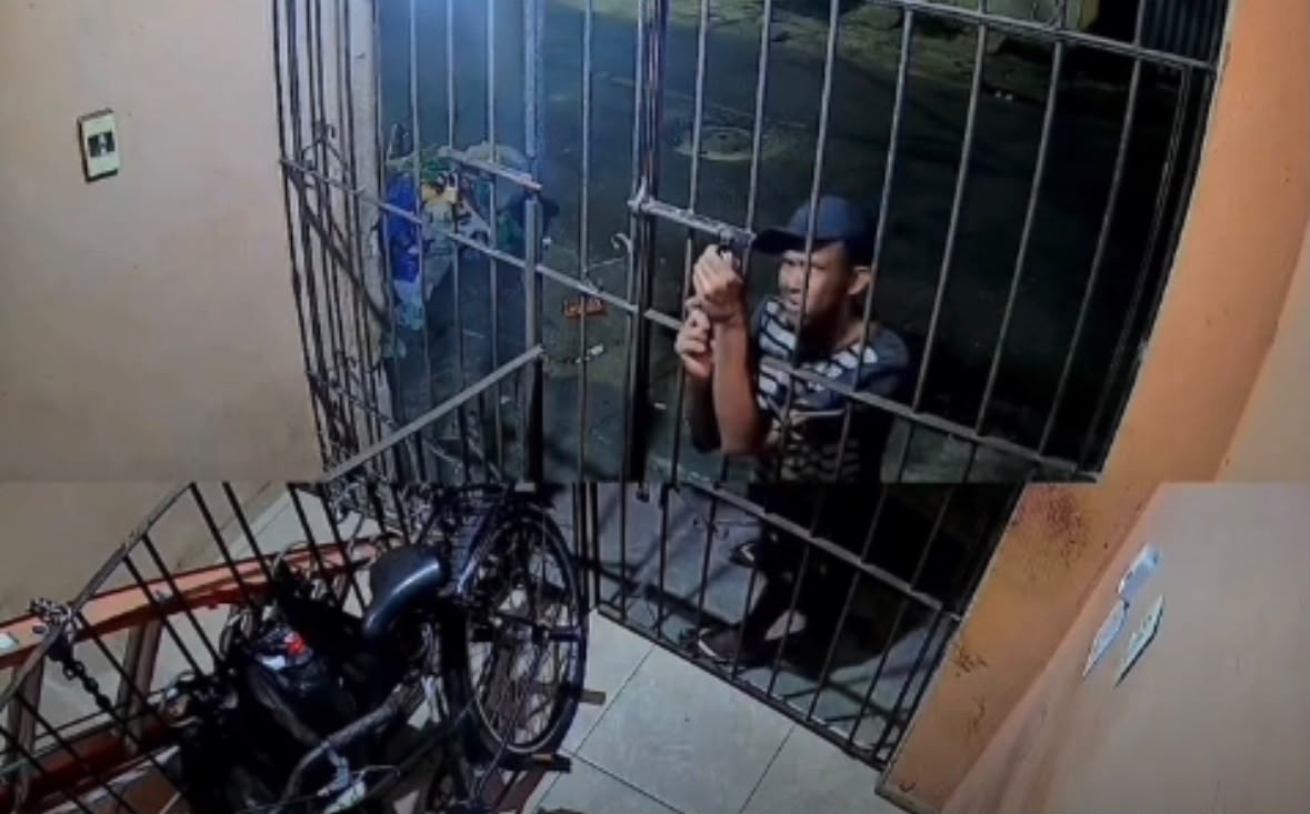 Criminoso usa chave mestra para invadir casa no bairro do Telégrafo, em Belém
