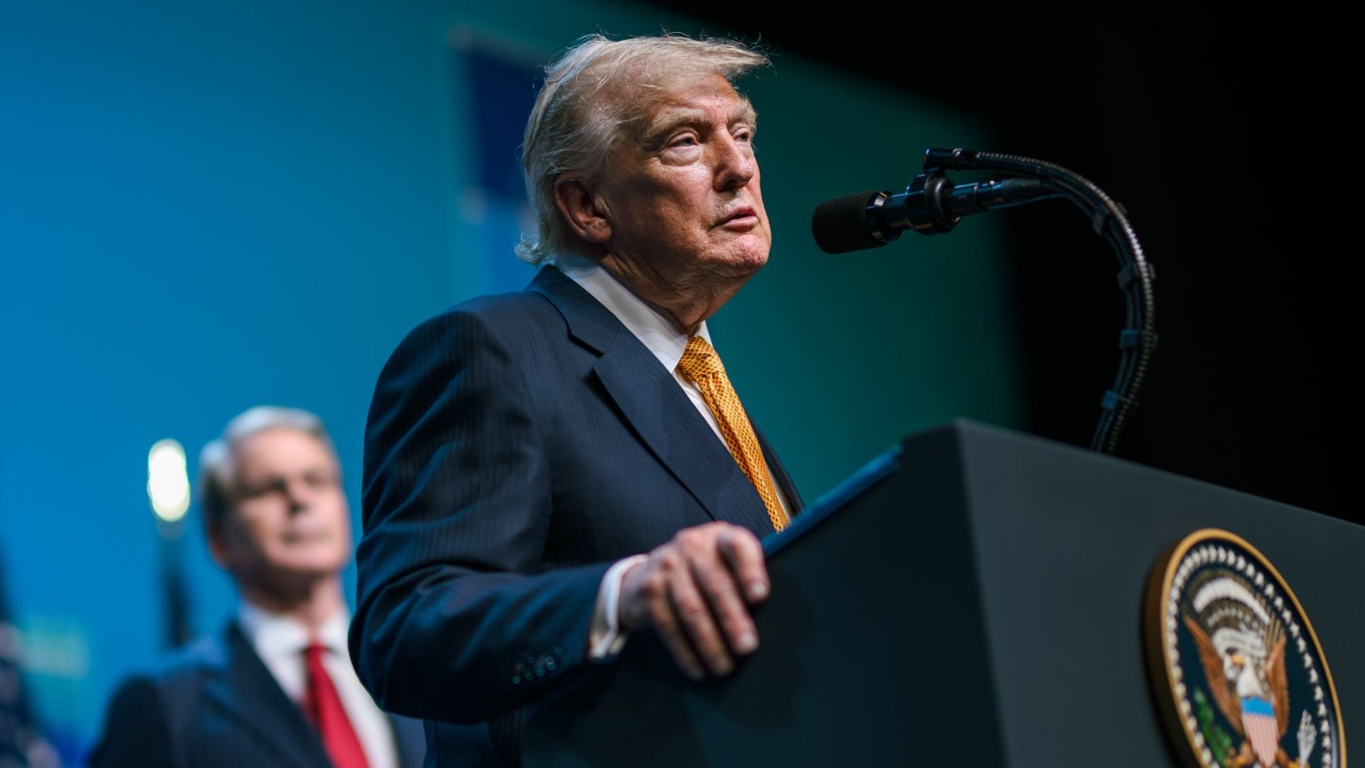 Presidente dos EUA, Donald Trump. 