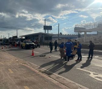 Imagem - Pedestre morre após ser atropelado por caçamba na BR-316, em Ananindeua
