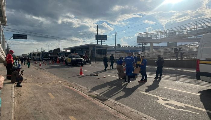 Imagem - Pedestre morre após ser atropelado por caçamba na BR-316, em Ananindeua