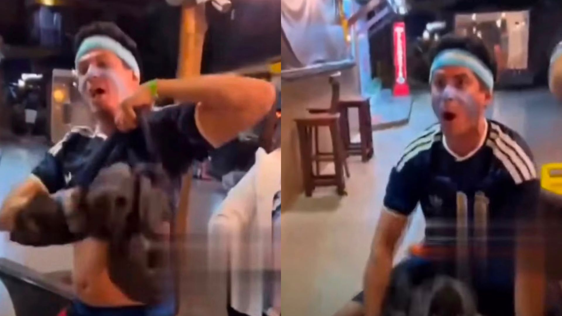 Torcedor argentino é acusado de injúria racial após gesto racista em comemoração na Bahia
