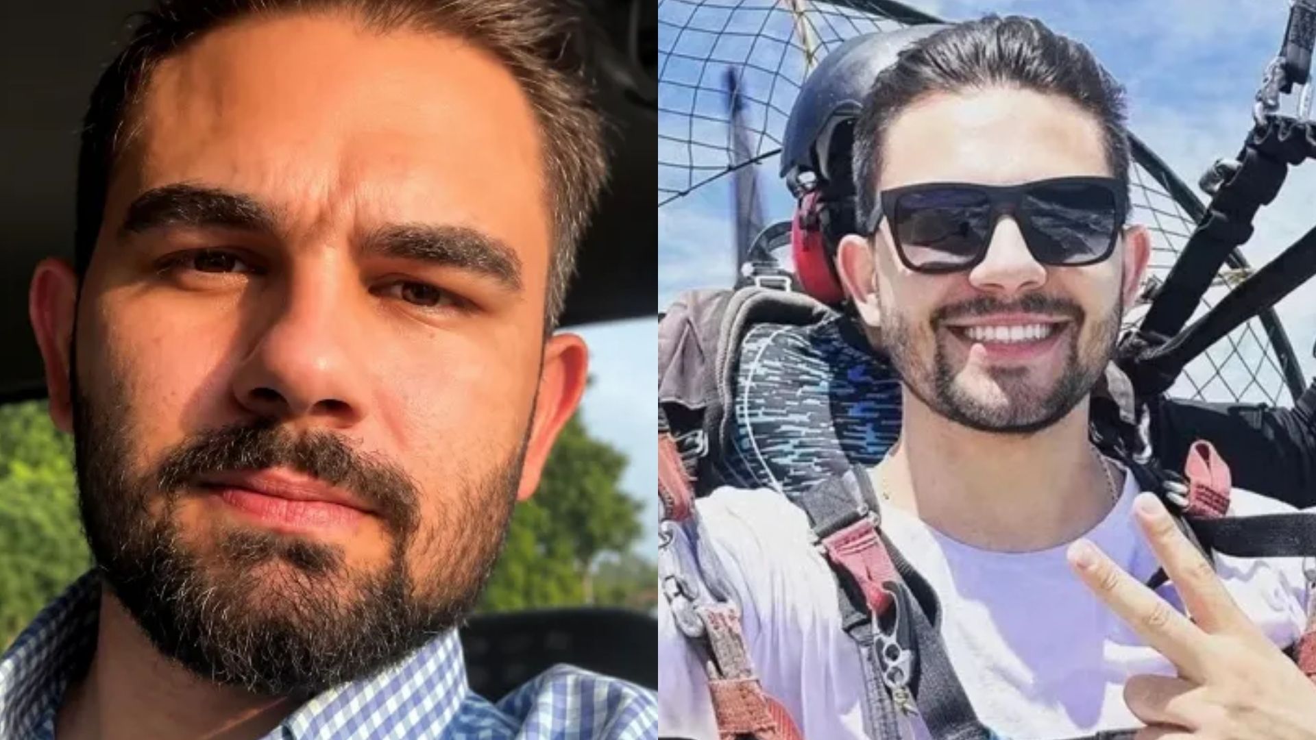 Estudante de aviação Gustavo Henrique Lara, de 27 anos.