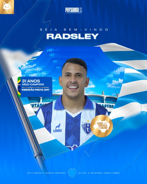 Meia Radsley anunciado no Bicolor -