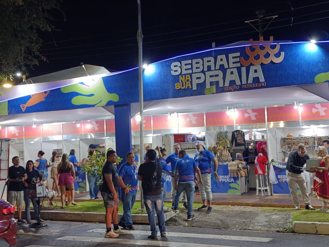 Estandes da Feira de Artesanato 2026 na Praça da Matriz, em Mosqueiro