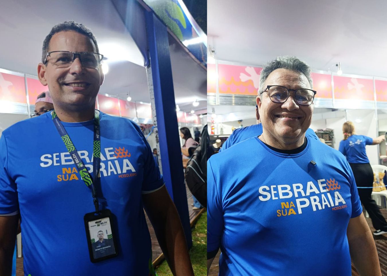 Subprefeito de Mosqueiro, Renato Brandão; e o gerente da Agência Metropolitana do Sebrae, Daniel Berg