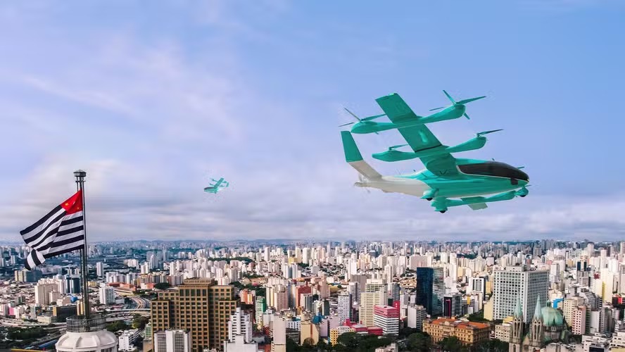 Eve Air, da Embraer, assina carta de intenções com Moov para fornecer até 30 'carros voadores' - 