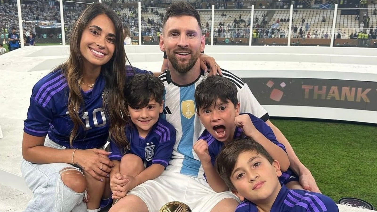 Antonela Roccuzzo, esposa de Lionel Messi, utilizou suas redes sociais para prestar uma homenagem emocionante ao marido.