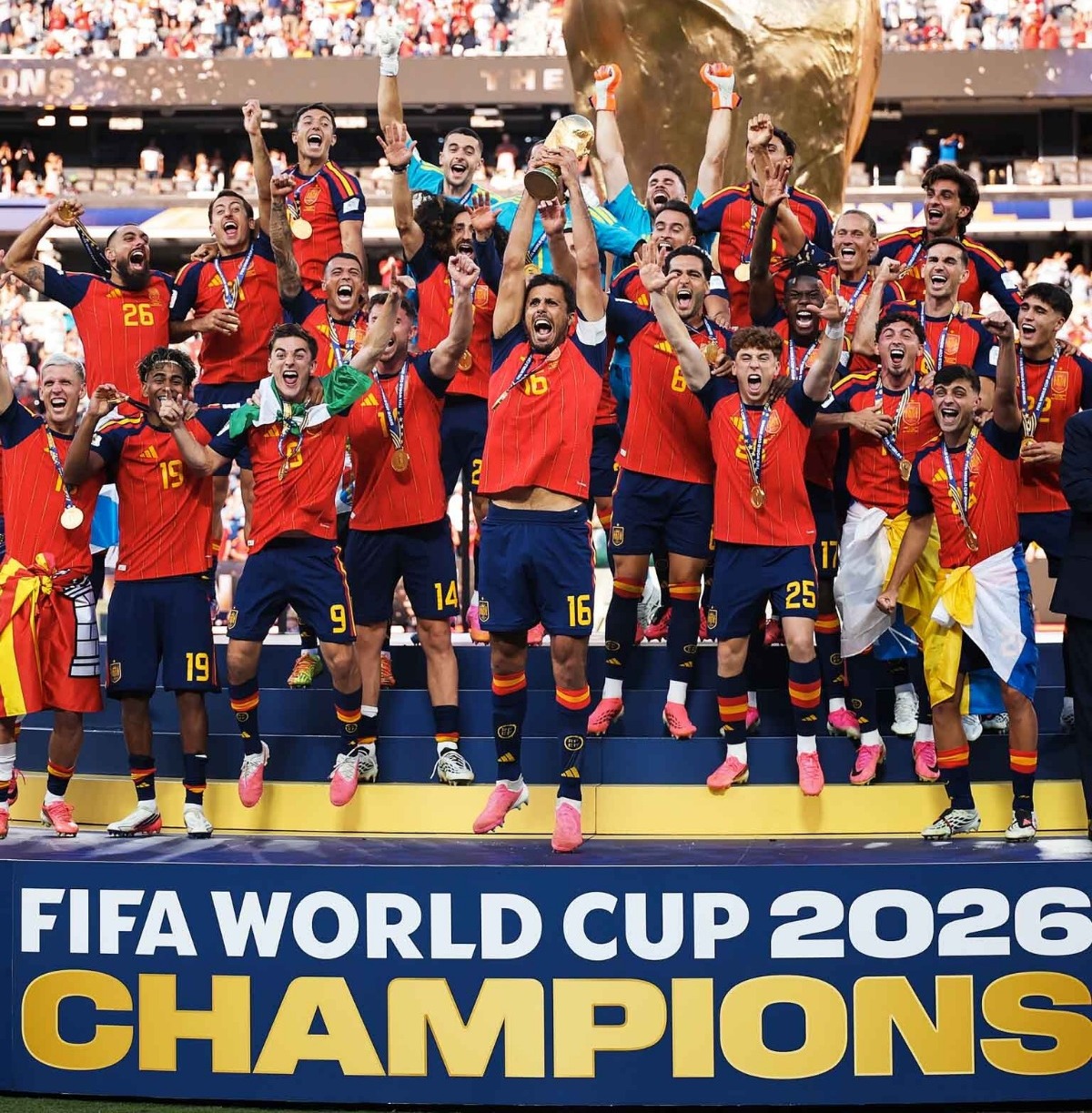 Espanha campeã do mundo -