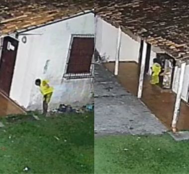 Imagem - Câmeras flagram furto em igreja durante a madrugada no Paar, em Ananindeua
