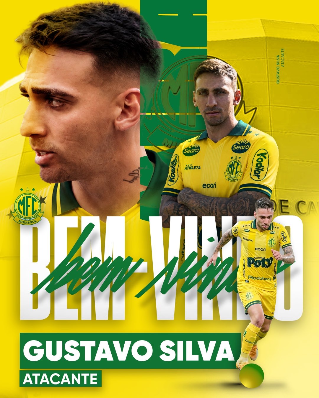Gustavo Silva anunciado no Mirassol -