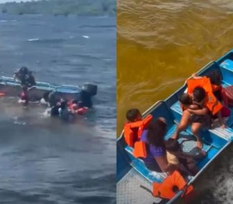 Imagem - Lancha da Secretaria de Educação naufraga no rio Arapiuns e 13 pessoas são resgatadas no oeste do Pará