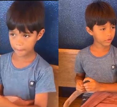 Imagem - Vídeo: Menino é encontrado sozinho após desembarcar de ônibus em Castanhal
