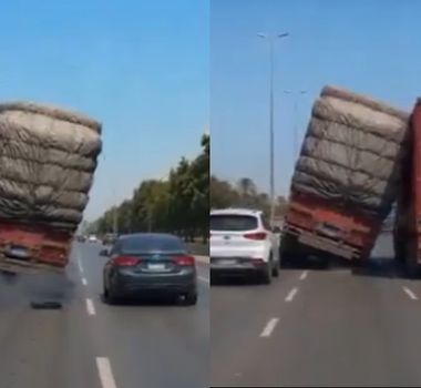 Imagem - Vídeo de caminhoneiro ajudando colega após pneu estourar emociona internautas