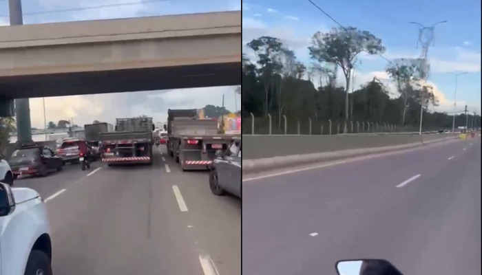 Imagem - Último fim de semana das férias provoca congestionamento nas saídas de Belém nesta sexta-feira