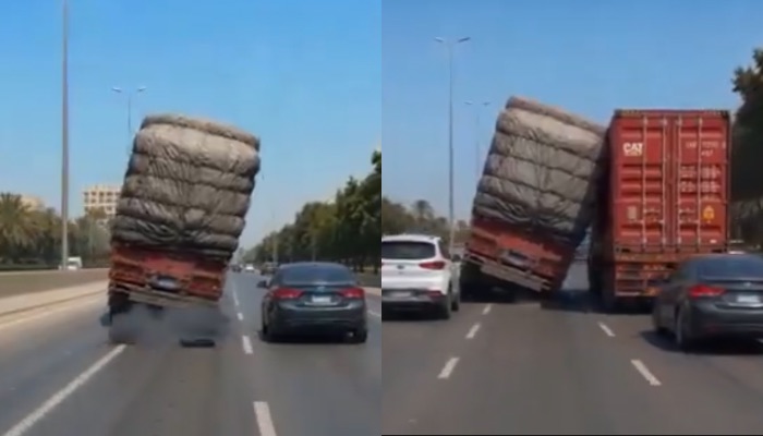Vídeo de caminhoneiro ajudando colega após pneu estourar emociona internautas
