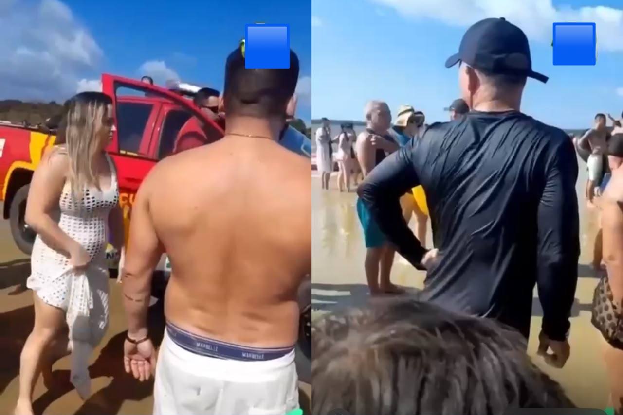 Afogamento assusta banhistas na praia do Caripi, em Barcarena