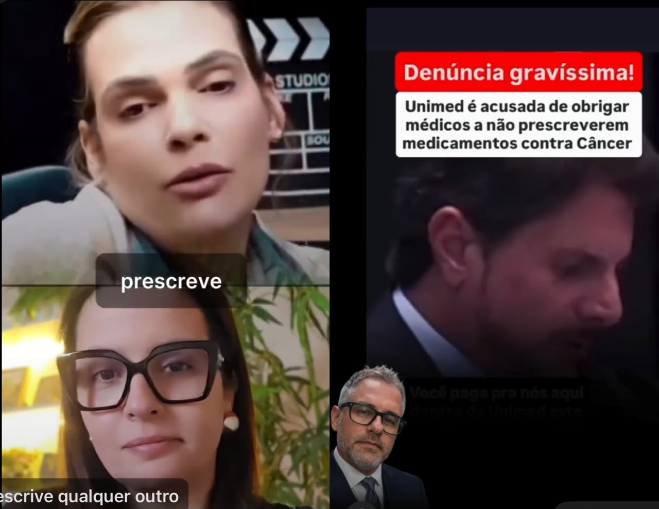 Vídeos  sobre denúncia de que médicos da Unimed são obrigados a não receitar remédios voltam a repercutir na web