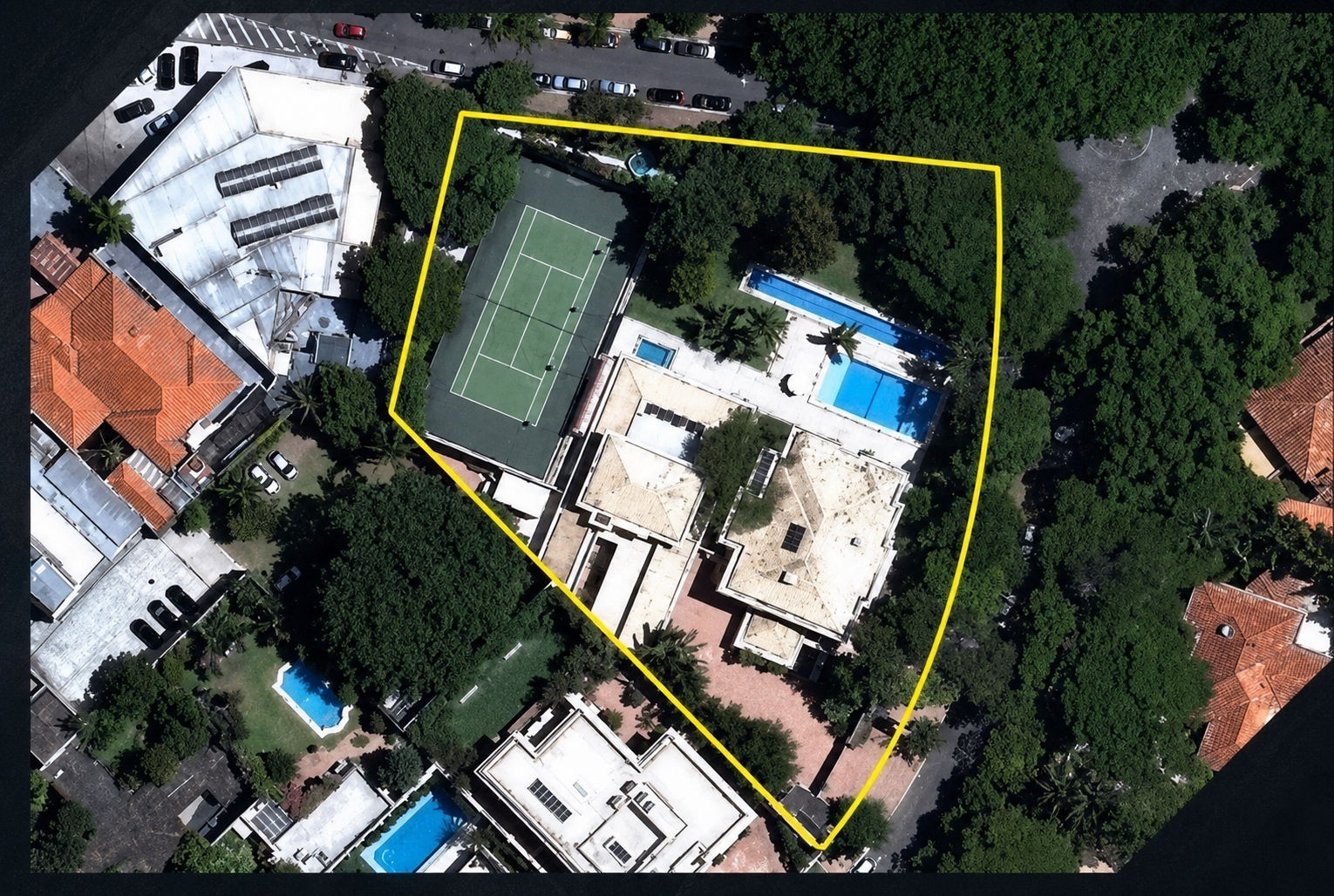 Mapa da casa comprada por Joesley Batista -