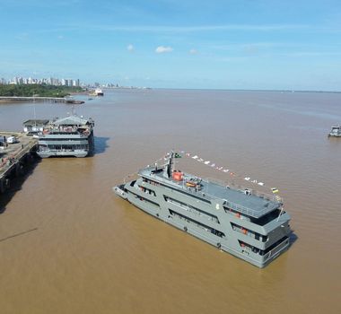 Imagem - Marinha do Brasil realiza mostra do Navio de Assistência Hospitalar “Anna Nery”, em Belém
