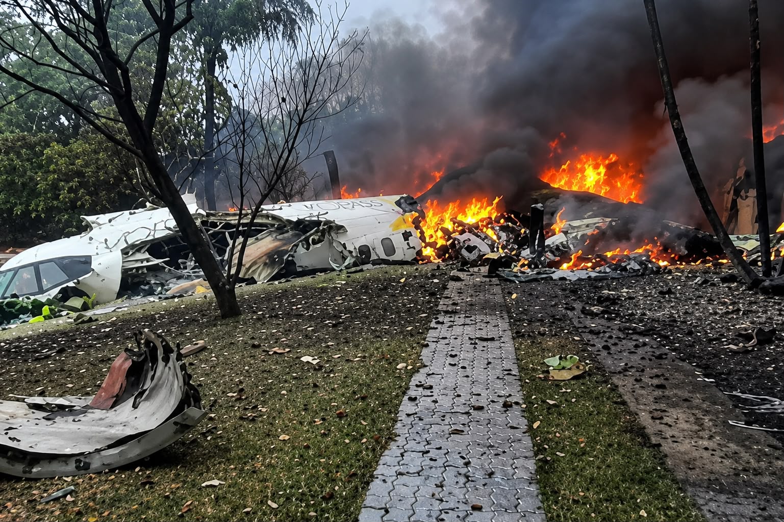 Avião da Voepass cai e 62 pessoas morrem - 