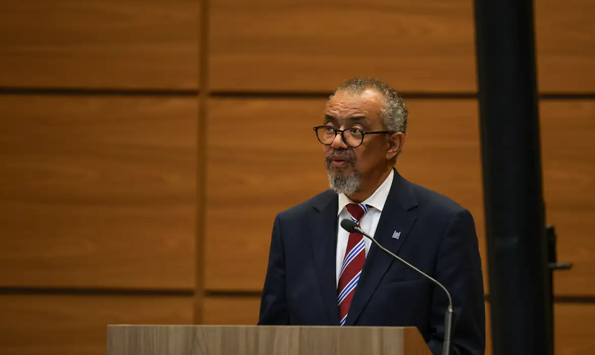 Diretor-geral da Organização Mundial da Saúde (OMS), Tedros Adhanom Ghebreyesus.