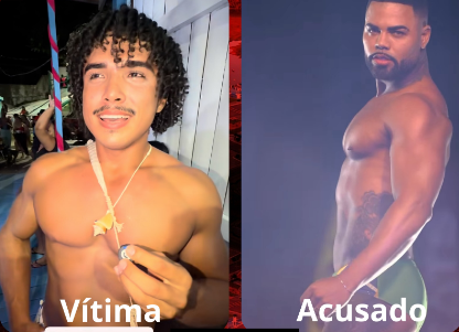 Jean Amorin, é acusado de esfaquear um outro jovem influenciador, conhecido como Gui.                                   