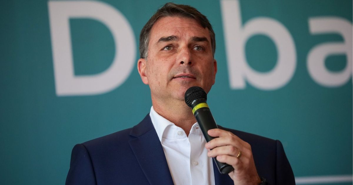 Pré-candidato à Presidência pelo PL, Flávio Bolsonaro.