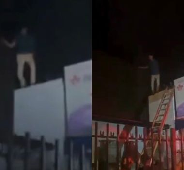 Imagem - Vídeo:  Homem passa três horas em telhado após suposta tentativa de invasão em Belém