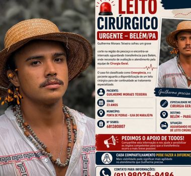Imagem - Família de influencer ferido em briga após concurso de beleza pede ajuda para conseguir leito em Belém