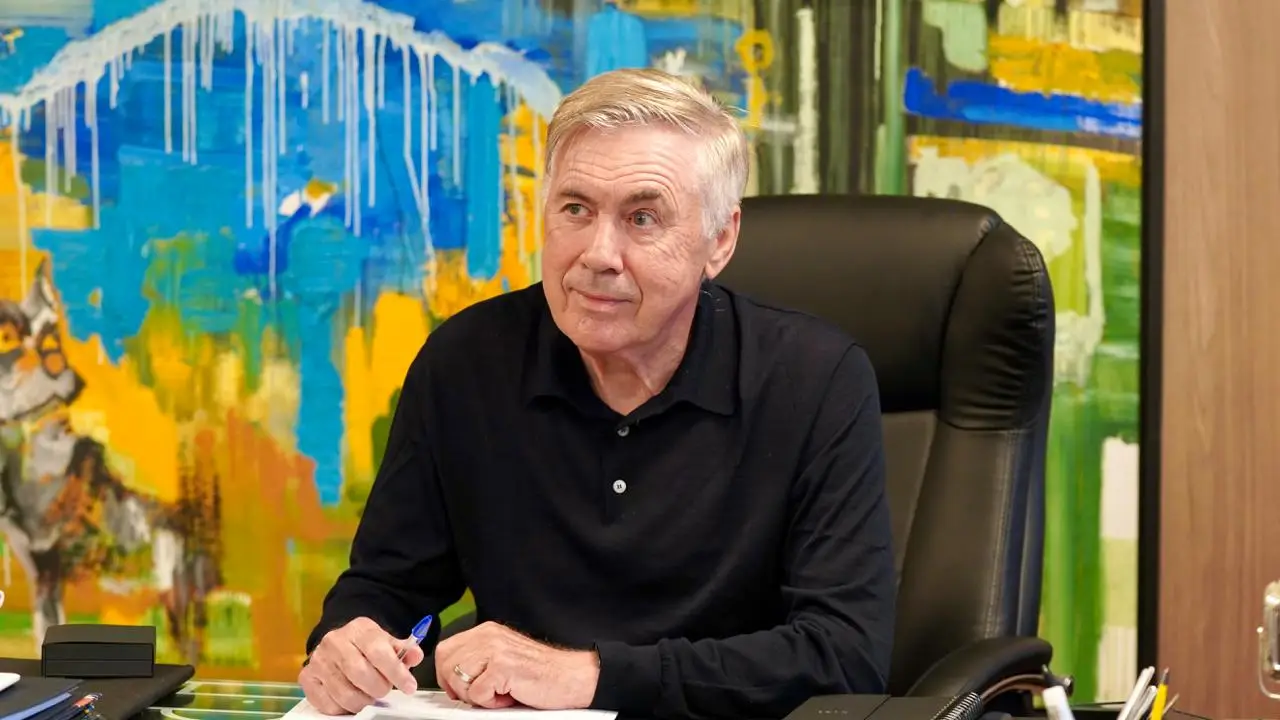 Ancelotti se reunião com a comissão técnica da Seleção Brasileira nesta terça (28).