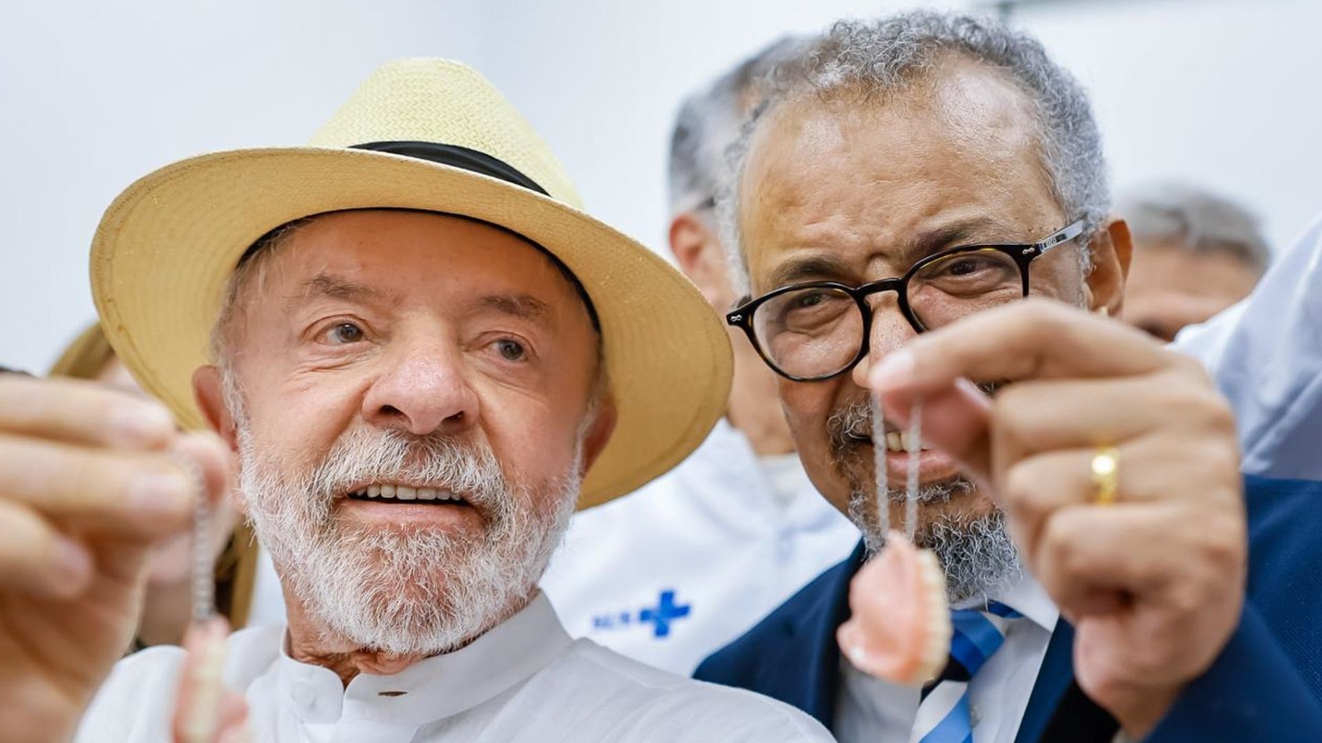 Presidente da República, Luiz Inácio Lula da Silva, durante visita à UOM e a veículo do SAMU, no Hospital Federal do Andaraí, Rio de Janeiro - RJ.