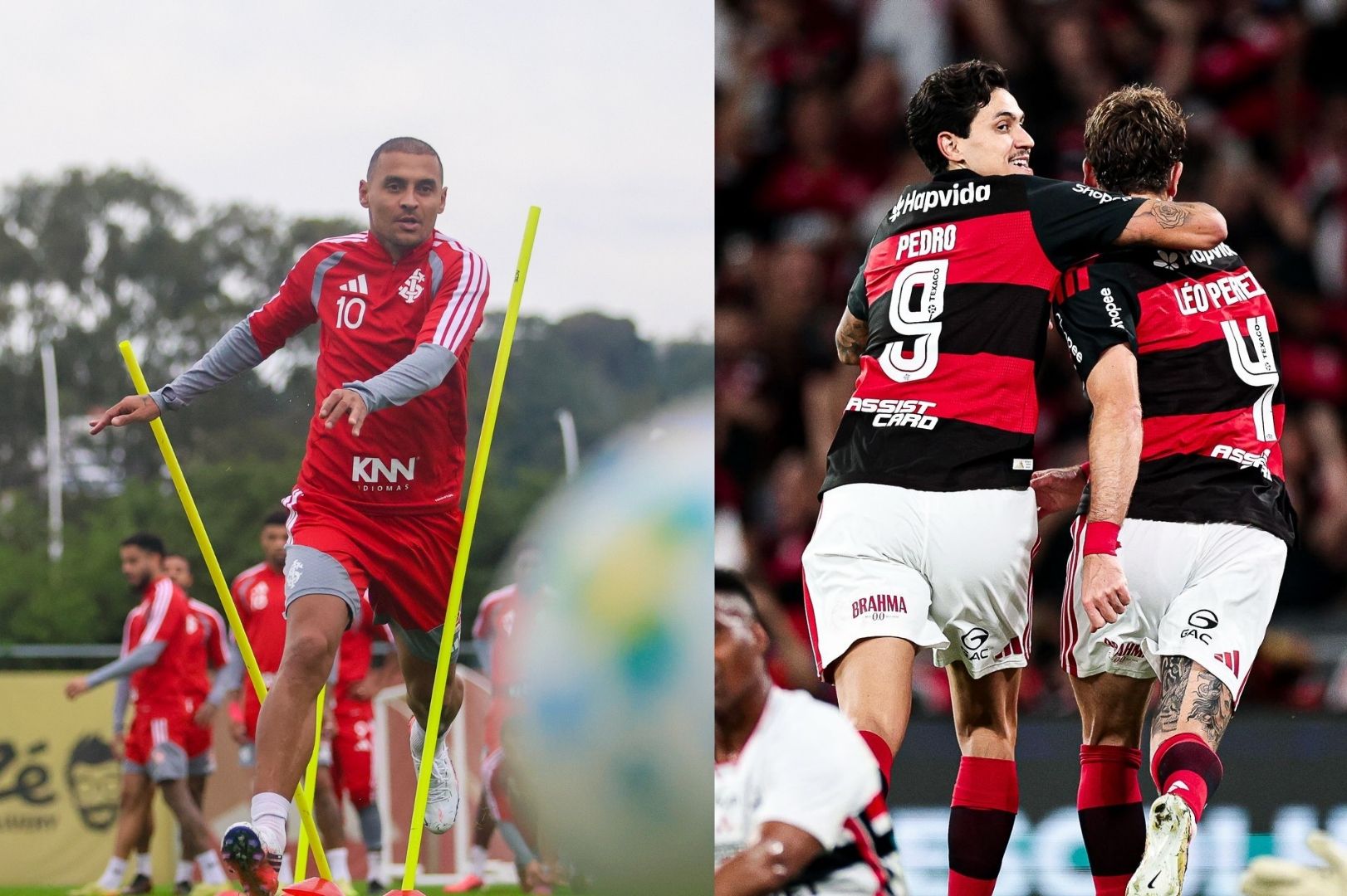 Colorado e Mengão se enfrentam no Beira-Rio, em Porto Alegre - 