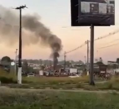 Imagem - Protesto bloqueia trecho da BR-155 e causa congestionamento em Marabá