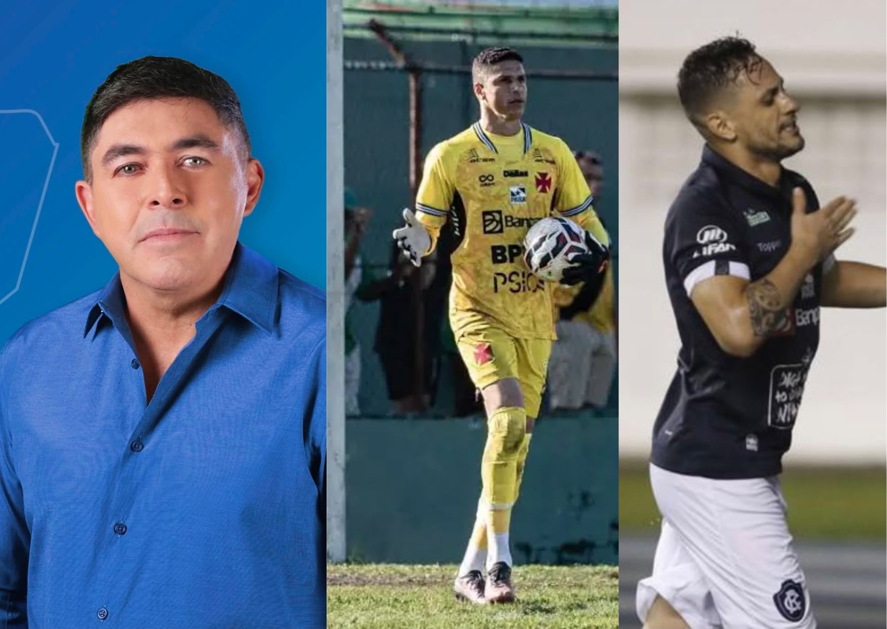 Goleiro Vinicius, e os ex-jogadores Robgol e Eduardo Ramos já entraram na Política -
