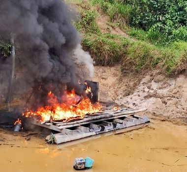 Imagem - Polícia Federal intensifica combate ao garimpo ilegal em terra indígena no Pará