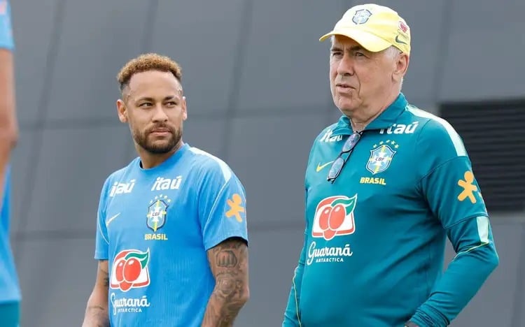 Ancelotti confirmou saída de veteranos da Seleção Brasileira - 
