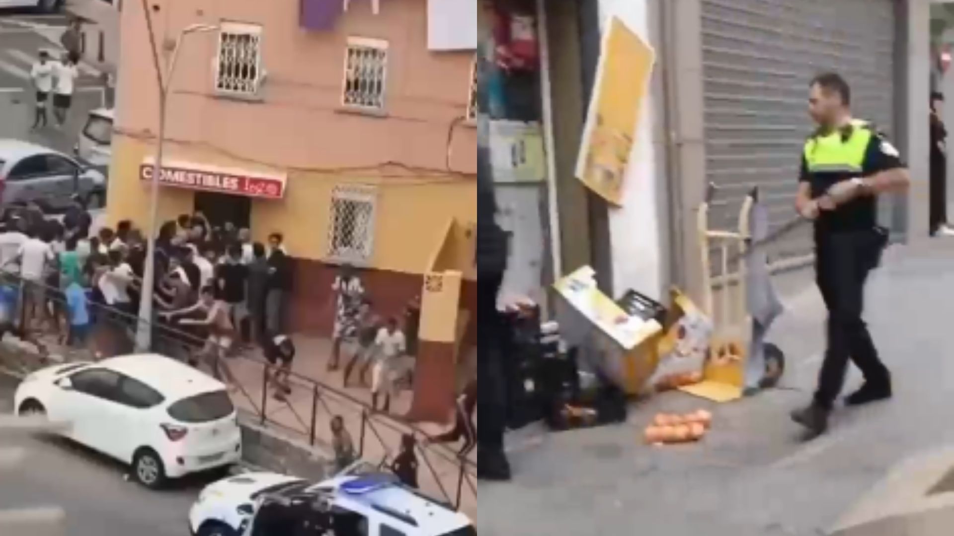 Grupos de migrantes teriam invadido lojas, furtado mercadorias e causado tumulto em diferentes pontos da cidade. 