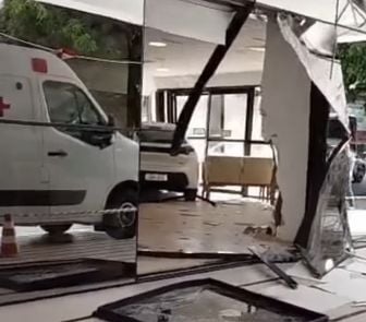Imagem - Carro perde controle e invade Hospital da Mulher em Belém