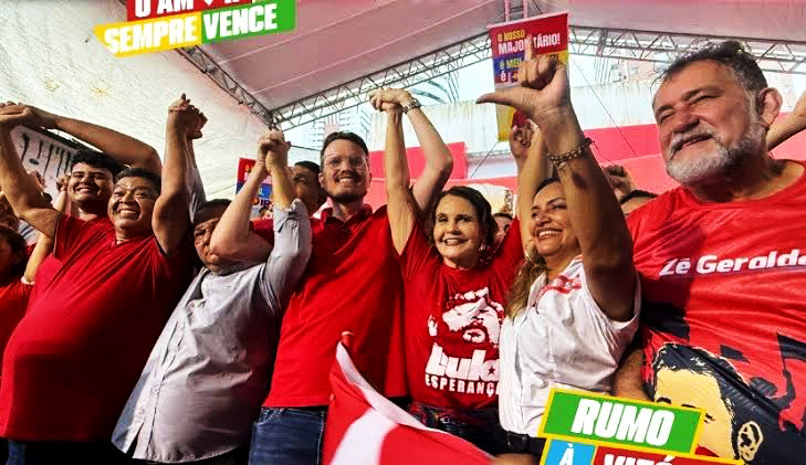 Convenção do PT no lançamento da candidatura do deputado Dirceu Ten Caten