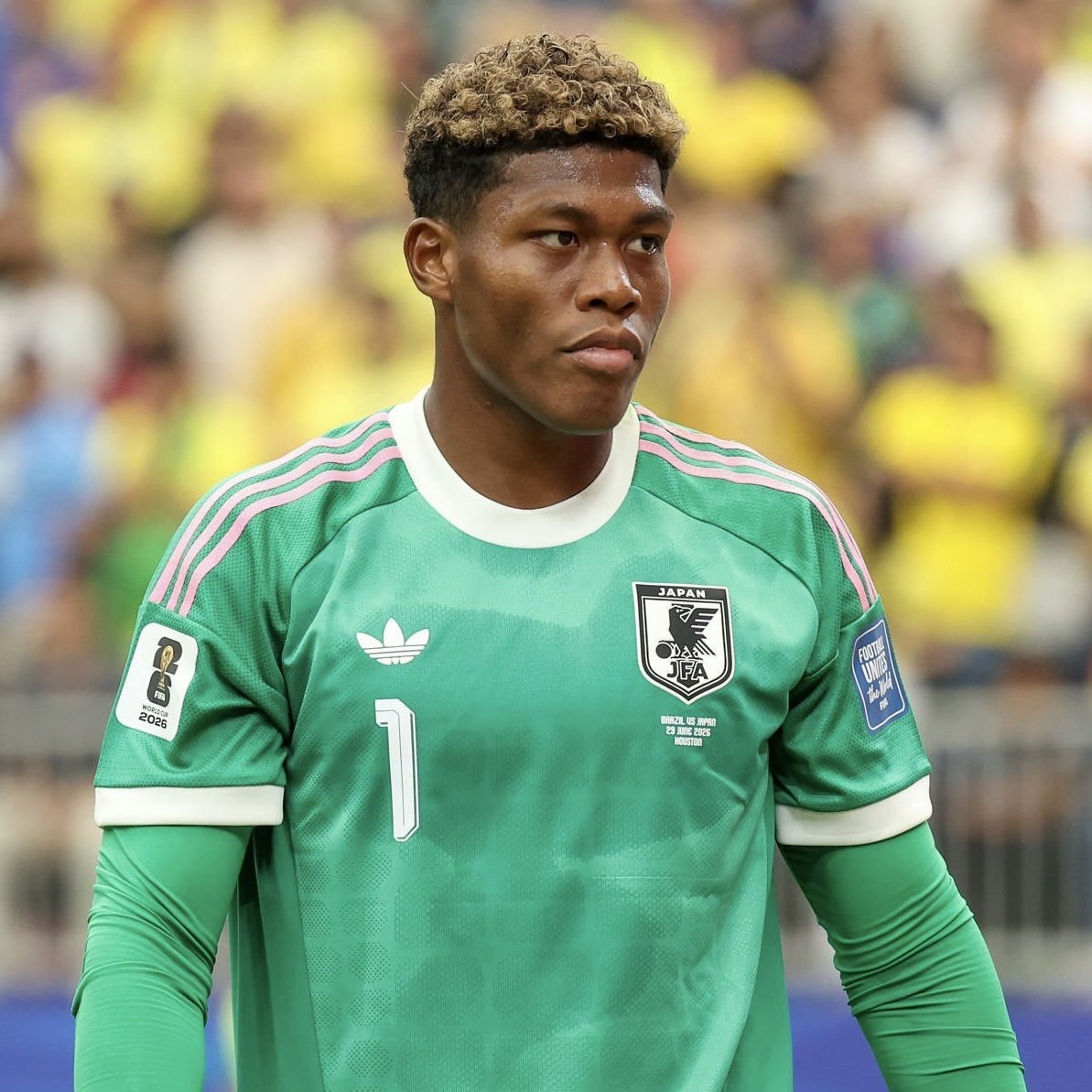 Goleiro Suzuki atuando pela Copa do Mundo -