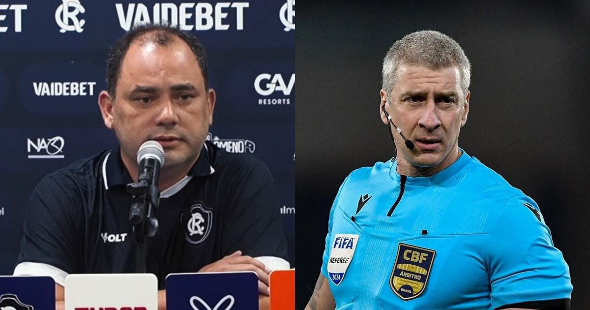 Cartola azulino criticou a atuação do árbitro Anderson Daronco e do VAR na partida -