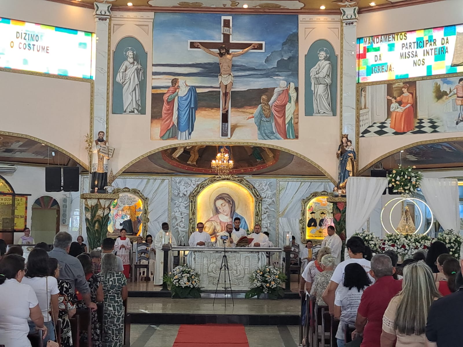 Diretoria da Festa de Nazaré (DFN) leva a Imagem Peregrina de Nossa Senhora de Nazaré ao município de Capitão Poço.