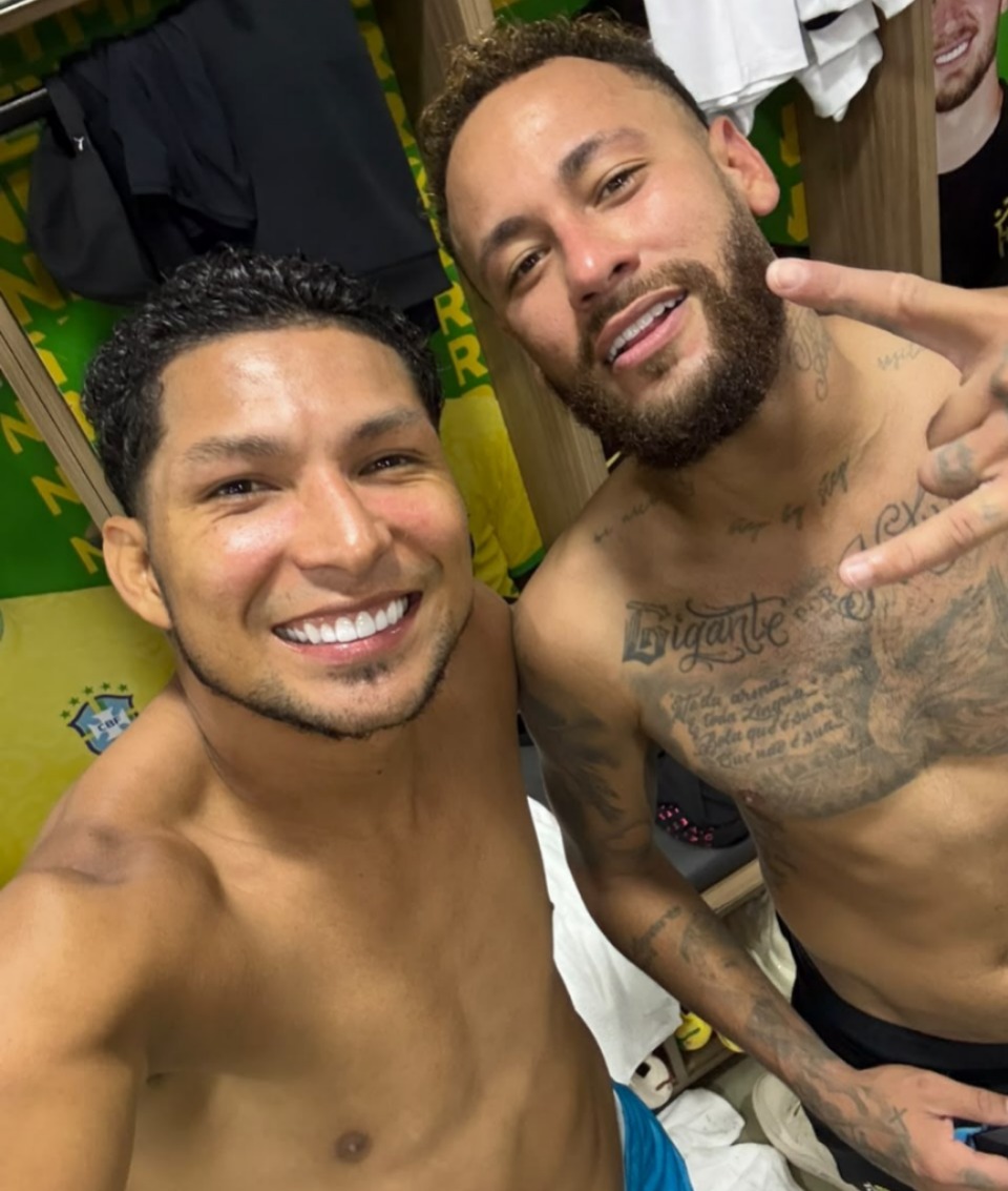 Imagem - Após eliminarem o Remo, Neymar e Rony celebram classificação do Santos com 'selfie da vitória'
