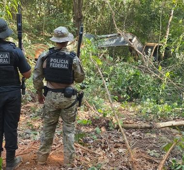 Imagem - PF desativa três frentes de garimpo ilegal durante operação no Pará