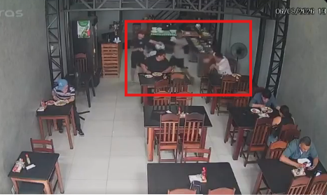 Cliente é baleado durante assalto a restaurante no centro de Belém