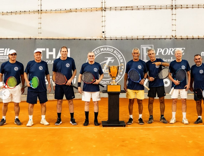 A competição também contou com atletas da categoria Master