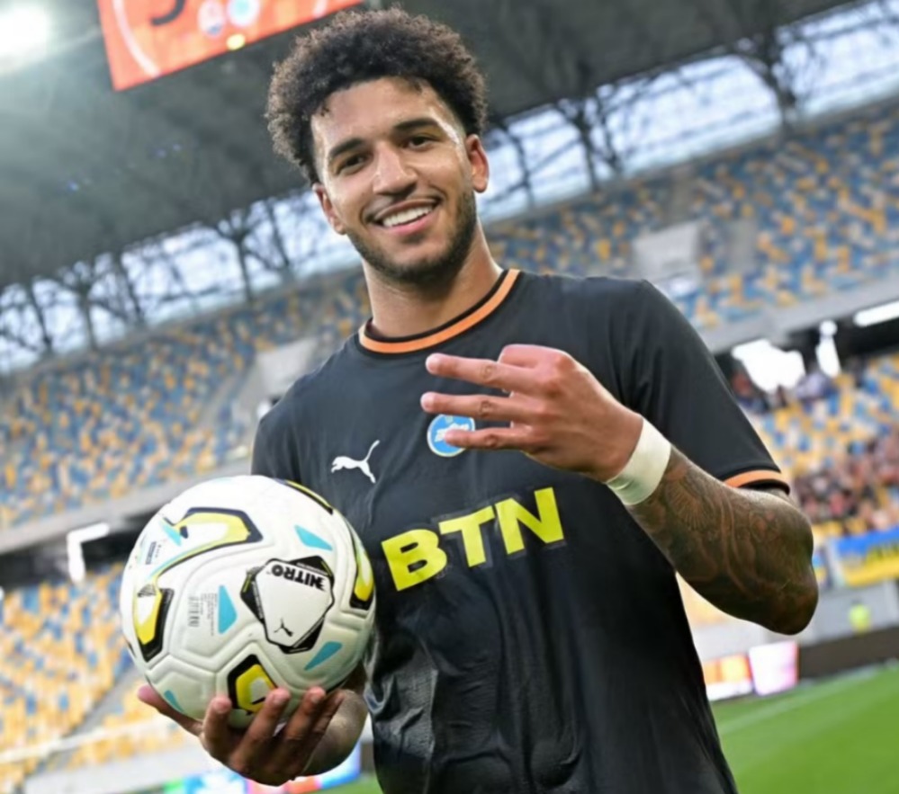 Kauã Elias faz hat-trick em goleada do Shakhtar Donetsk no Campeonato Ucraniano -