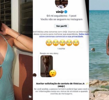 Imagem - Atriz revela suposta reação de Vini Jr. a foto de biquíni e explica exposição: “Não tenho nada contra Virginia”